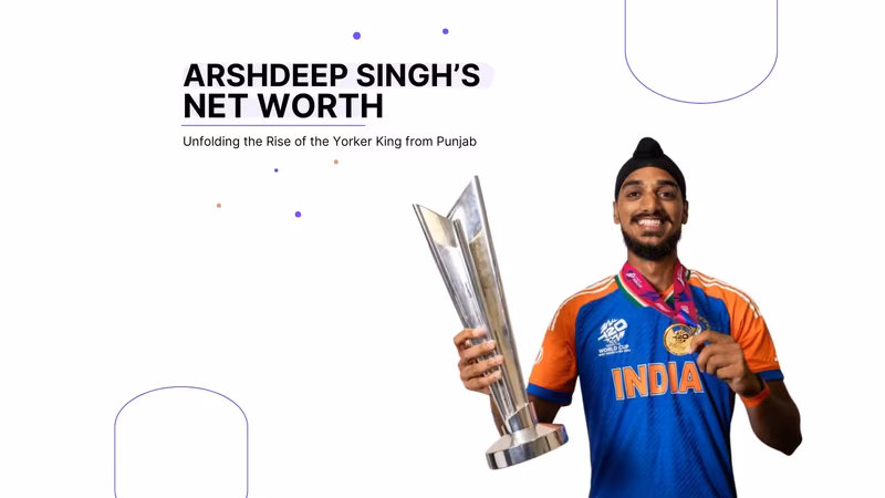 Arshdeep Singh Net Worth in 2025: A Complete Financial Breakdown