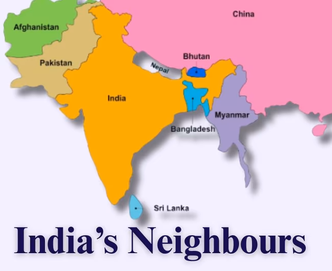 Neighbouring Countries of India: Names, Borders, and Key Facts