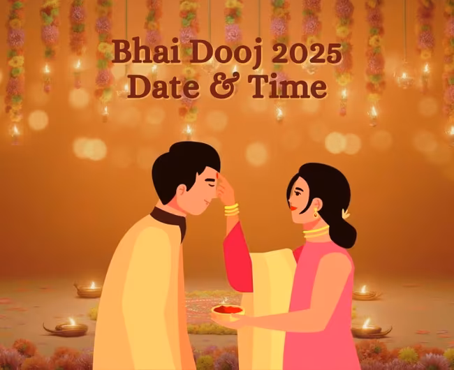 Bhai Dooj 2025 Date: Is it on 22nd or 23rd Oct? Shubh Muhurat & Tithi