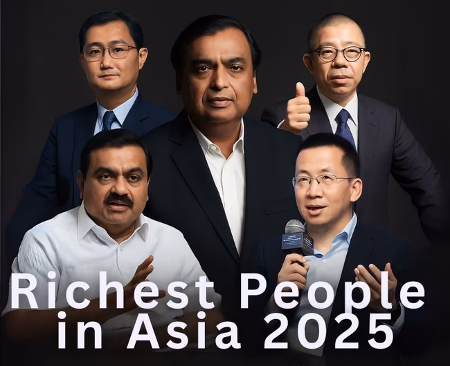 The 10 Richest Asians of 2025 and What Drives Their Wealth