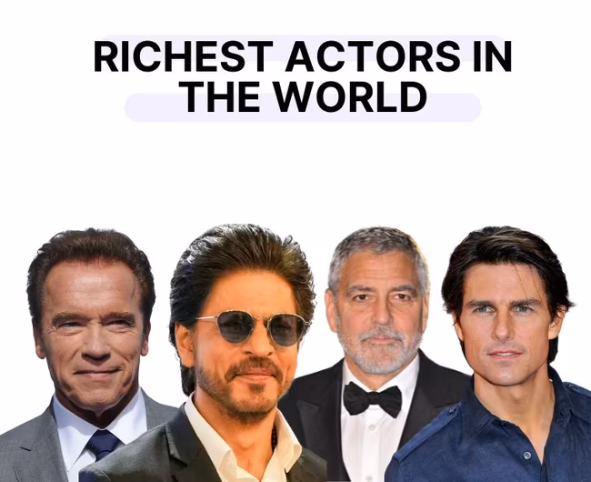 Top 10 Richest Actors in the World (2025)