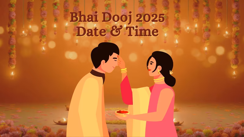 Bhai Dooj 2025 Date: Is it on 22nd or 23rd Oct? Shubh Muhurat &amp; Tithi