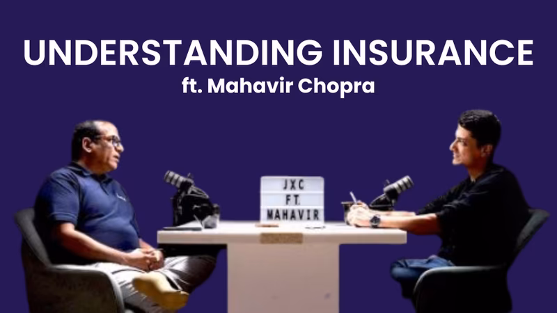 Understanding Insurance ft. Beshak Founder Mahavir Chopra